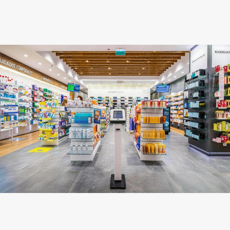 Supermarket display rack