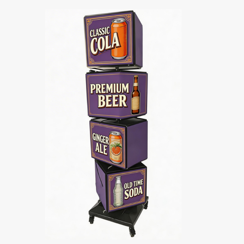 Lightbox display rack